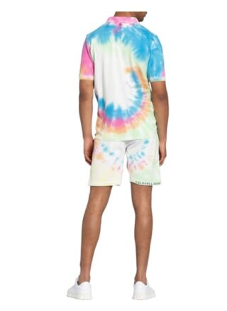 COLOURS & SONS Daryl Pique-Poloshirt Herren, Blau