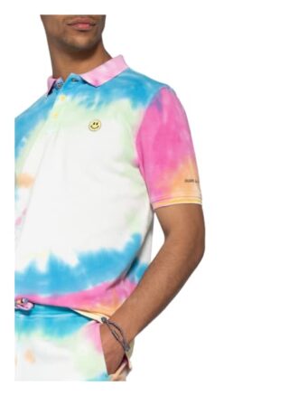 COLOURS & SONS Daryl Pique-Poloshirt Herren, Blau