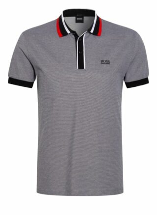 Boss Paddy Pique-Poloshirt Herren, Schwarz