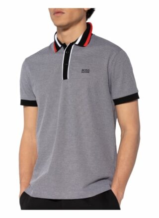 Boss Paddy Pique-Poloshirt Herren, Schwarz