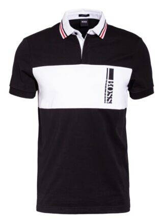 Boss Pavel Jersey-Poloshirt Herren, Schwarz