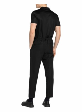 HUGO Dekok Pique-Poloshirt Herren, Schwarz