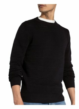 HUGO Sottor Pullover Herren, Schwarz