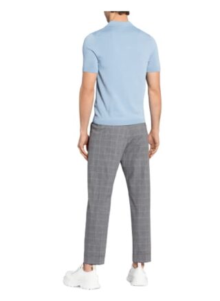 HUGO San Sebastiano Strick-Poloshirt Herren, Blau