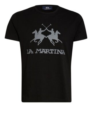 LA MARTINA T-Shirt Herren, Schwarz