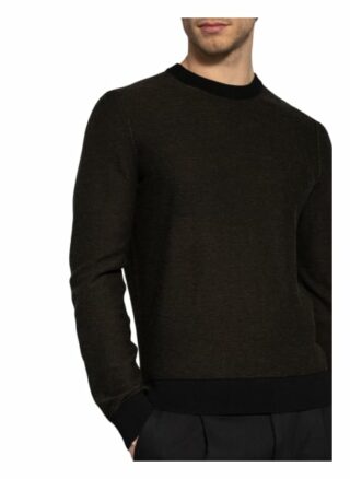 Boss Kamarsos Pullover Herren, Schwarz