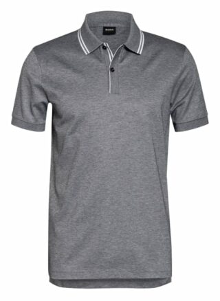 Boss Parlay Pique-Poloshirt Herren, Grau