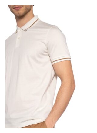 Boss Parlay Jersey-Poloshirt Herren, Weiß