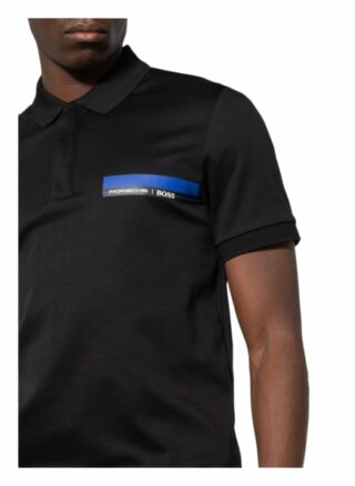 Boss Polston Jersey-Poloshirt Herren, Schwarz