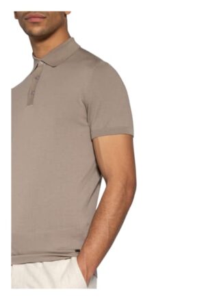 Strellson Vincent Strick-Poloshirt Herren, Beige
