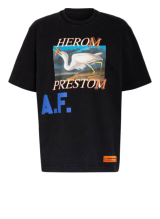 HERON PRESTON Oversized-Shirt Herren, Schwarz