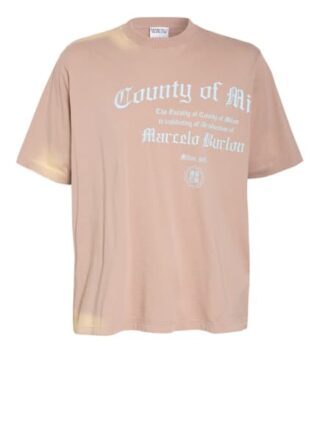 MARCELO BURLON T-Shirt Herren, Pink