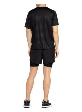 Nike Run Devision Miler T-Shirt Herren, Schwarz
