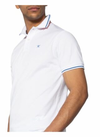 Hackett London Jersey-Poloshirt Herren, Weiß