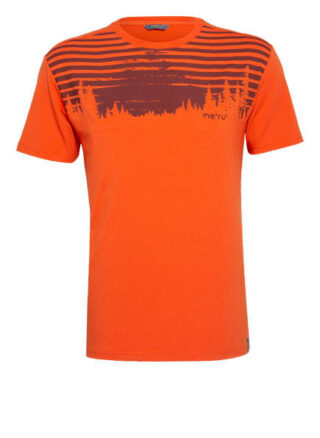me°ru‘ Moss T-Shirt Herren, Orange