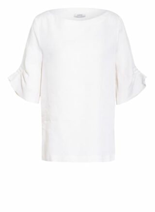 PESERICO Blusenshirt aus Leinen Damen, Weiß