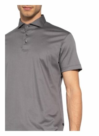 van Laack Peso Jersey-Poloshirt Herren, Grau