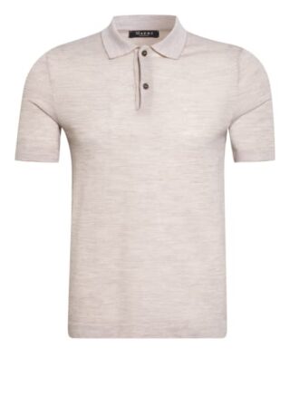 maerz muenchen Strick-Poloshirt Herren, Beige