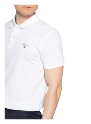 Gant Pique-Poloshirt Herren, Weiß