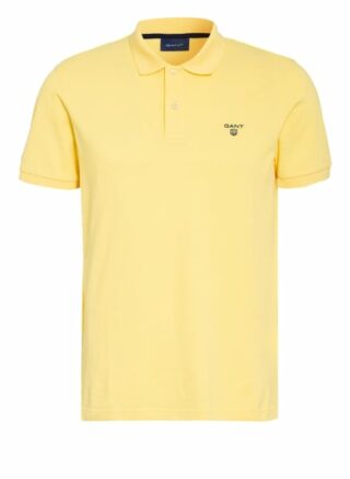 Gant Piqué-Poloshirt Herren, Gelb