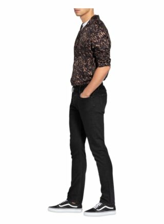 ALL SAINTS Rex Slim Fit Jeans Herren, Schwarz