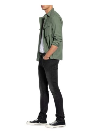 ALL SAINTS Cigarette Skinny Jeans Herren, Schwarz