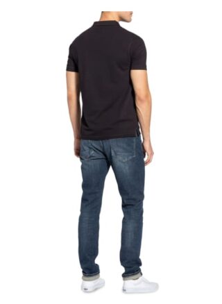 ALL SAINTS Reform Pique-Poloshirt Herren, Blau
