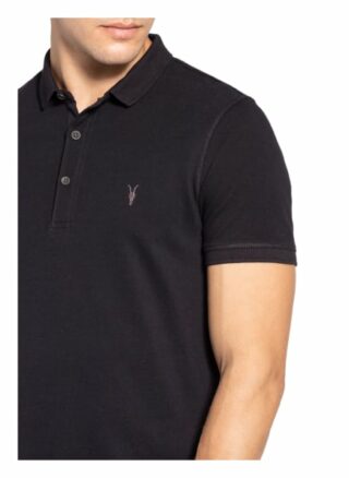 ALL SAINTS Reform Pique-Poloshirt Herren, Blau