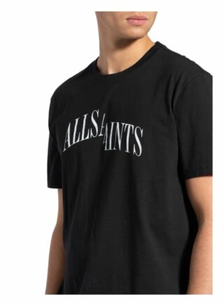 ALL SAINTS Dropout T-Shirt Herren, Schwarz