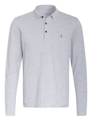 ALL SAINTS Reform Pique-Poloshirt Herren, Grau