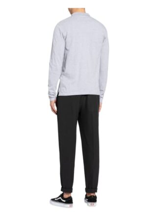 ALL SAINTS Reform Pique-Poloshirt Herren, Grau