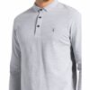 ALL SAINTS Reform Pique-Poloshirt Herren, Grau