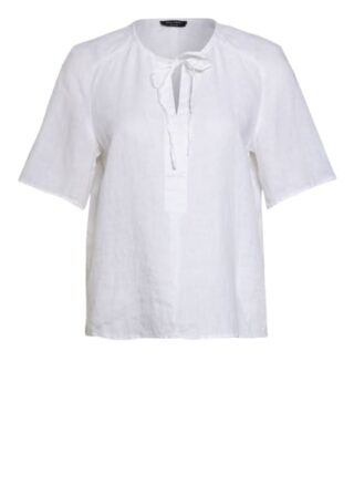 Marc O’Polo Blusenshirt aus Leinen Damen, Weiß
