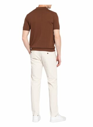 Digel Kolmann Strick-Poloshirt Herren, Braun