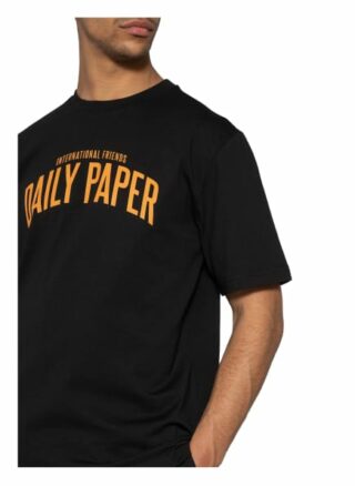 DAILY PAPER Int. Friends T-Shirt Herren, Schwarz