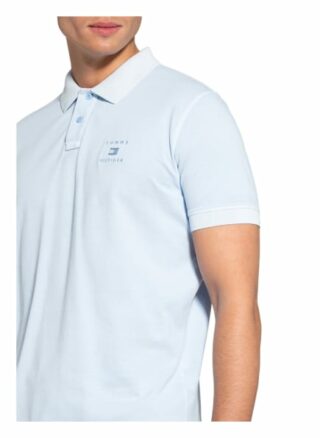 Tommy Hilfiger Pique-Poloshirt Herren, Blau