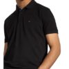 Tommy Hilfiger Pique-Poloshirt Herren, Schwarz