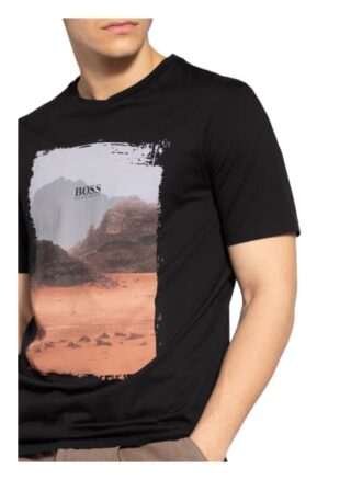 Boss Tsummery T-Shirt Herren, Schwarz