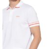 Boss Paddy Pique-Poloshirt Herren, Weiß