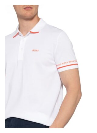 Boss Paddy Pique-Poloshirt Herren, Weiß
