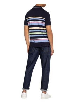 RAGMAN Extra Pique-Poloshirt Herren, Blau