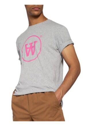 WOOD WOOD Ace T-Shirt Herren, Grau