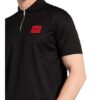 HUGO Deresom Jersey-Poloshirt Herren, Schwarz