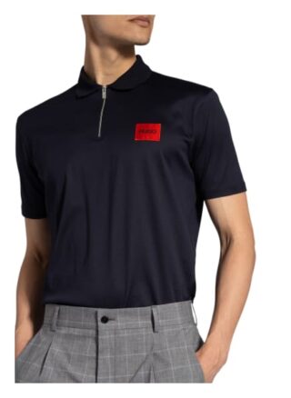 HUGO Deresom Jersey-Poloshirt Herren, Blau