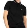 Boss Paule Jersey-Poloshirt Herren, Schwarz