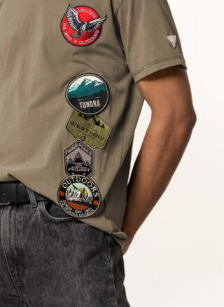 Guess T-Shirt Herren, Grün