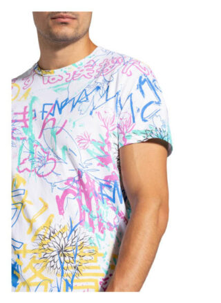Guess Graffiti Collage T-Shirt Herren, Weiß