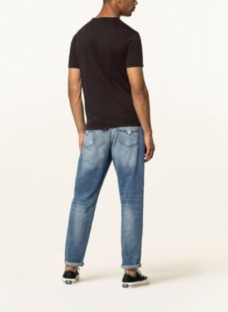 Guess T-Shirt Herren, Schwarz