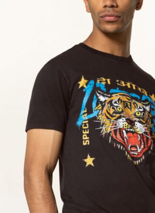 Guess T-Shirt Herren, Schwarz