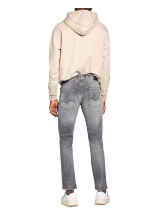 Replay Ambass Slim Fit Jeans Herren, Grau